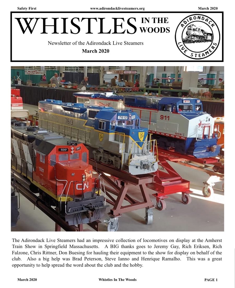 March 2020 Newsletter